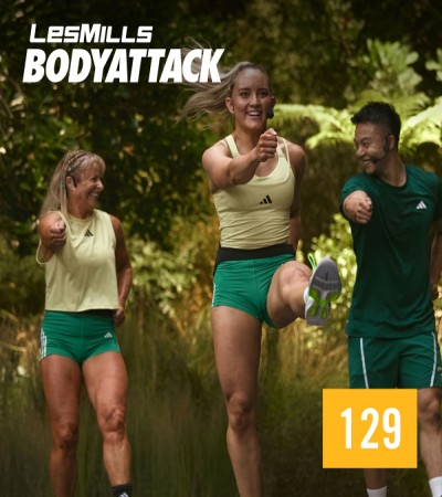 Les Mills BODY ATTACK 129 VIDEO+MUSIC+NOTES