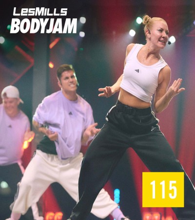 Hot Sale Les Mills BODY JAM 115 VIDEO+MUSIC+NOTES