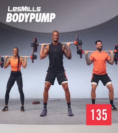 Les Mills BODY PUMP 135 VIDEO+MUSIC+NOTES