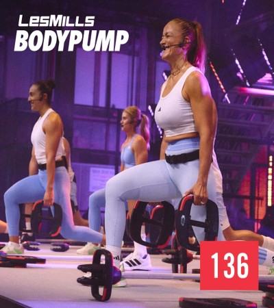 Les Mills BODY PUMP 136 VIDEO+MUSIC+NOTES